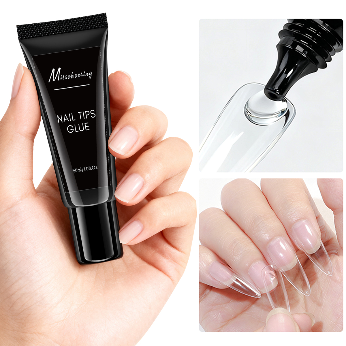 Nail Art Ombre - 15/30ml Solid Nail Glue for Press