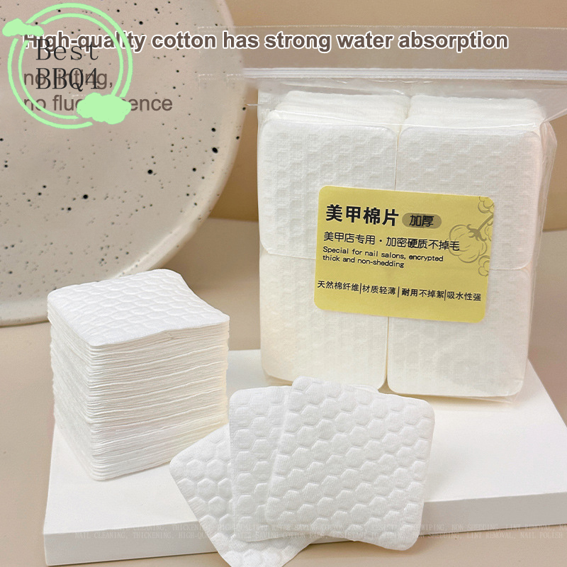 Nail Art Remove - (BBQ4)200/500Pc Thickening Cotton Pads For Nail