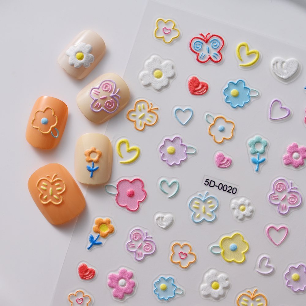 Nail Art Zelda - 1PC 5D Macaron Flower/Fruit Nail Charms