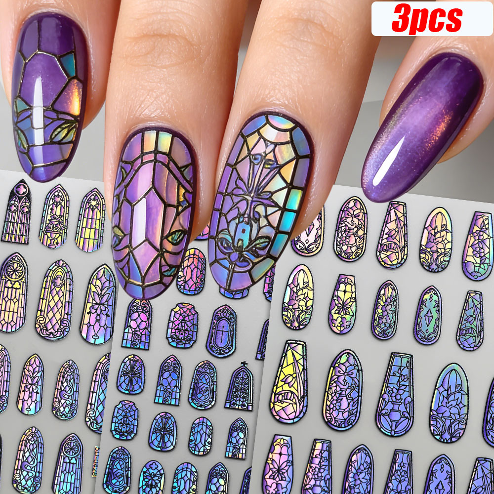 5D Sparkly Retro Glass Fragmen - Nail Art Zelda ulasan dan harga