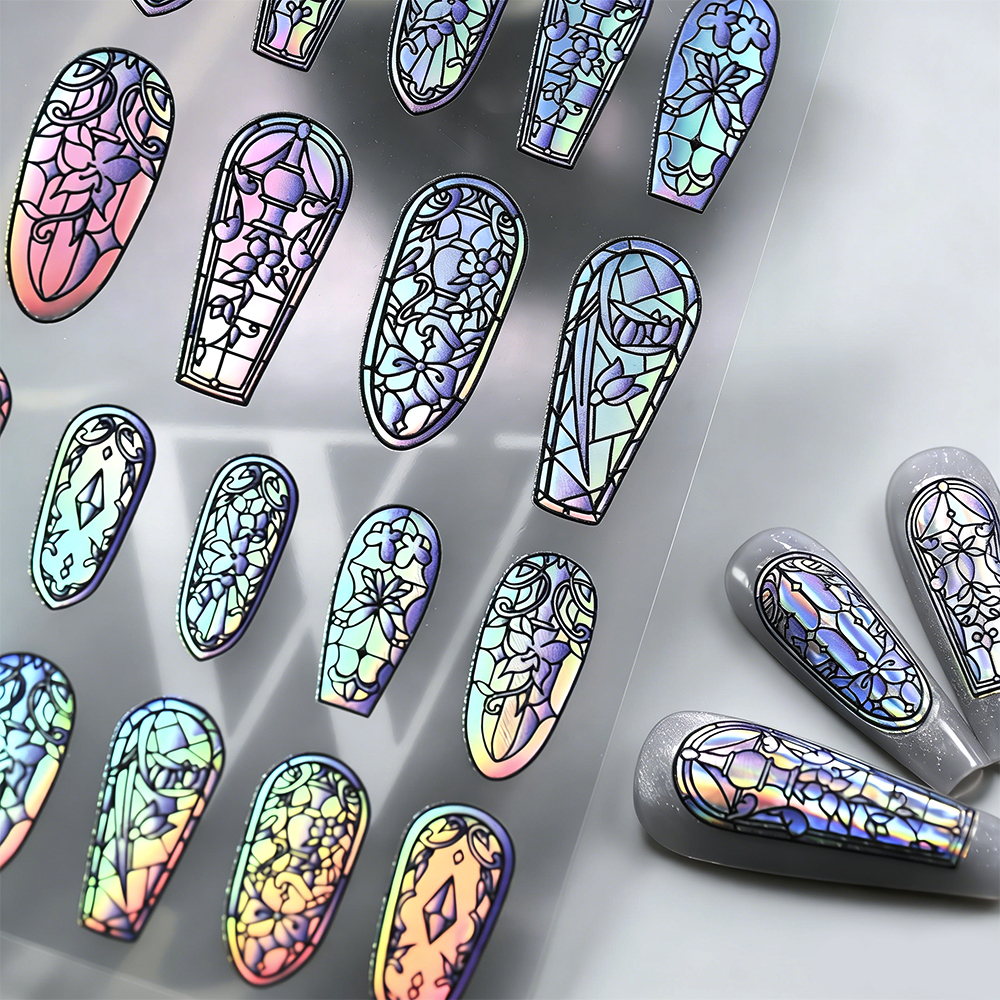 5D Sparkly Retro Glass Fragmen - Nail Art Zelda ulasan dan harga