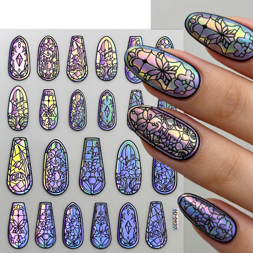 5D Sparkly Retro Glass Fragmen - Nail Art Zelda ulasan dan harga