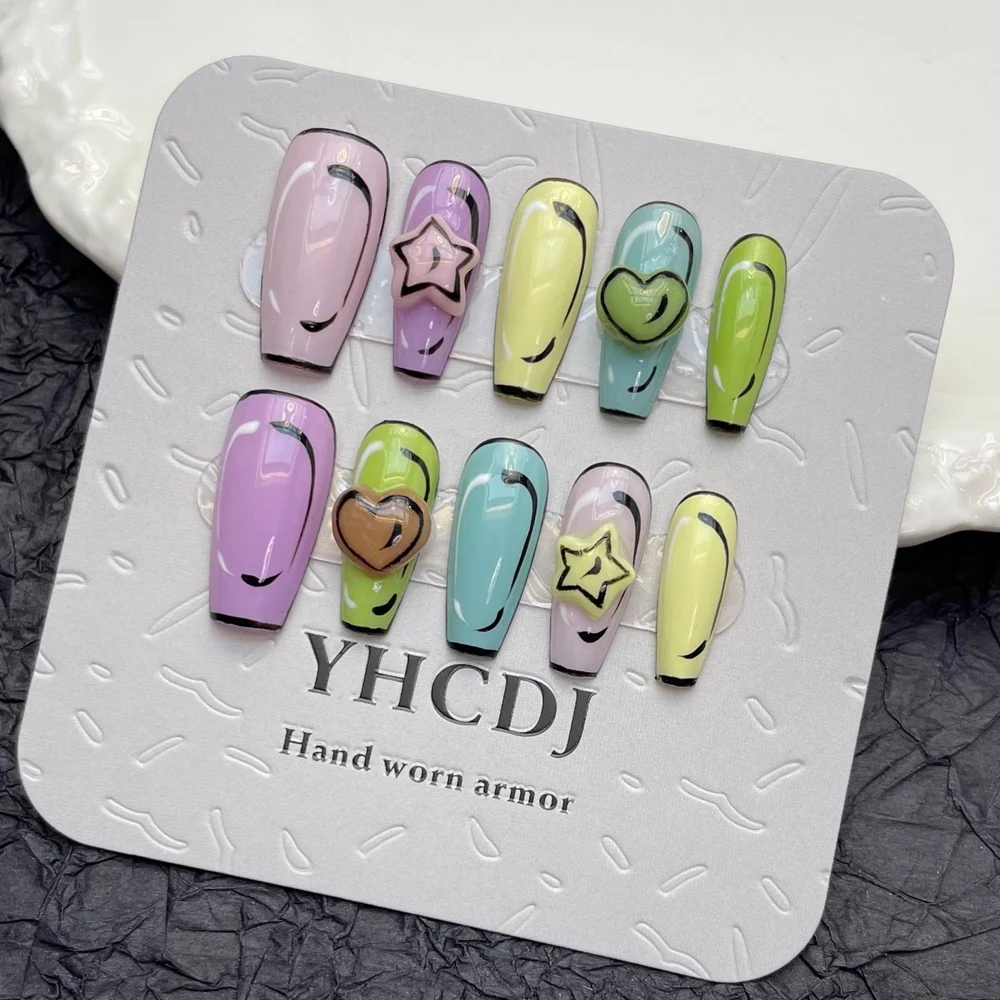 Handmade Short Catoon False Na - Nail Art Xs ulasan dan harga