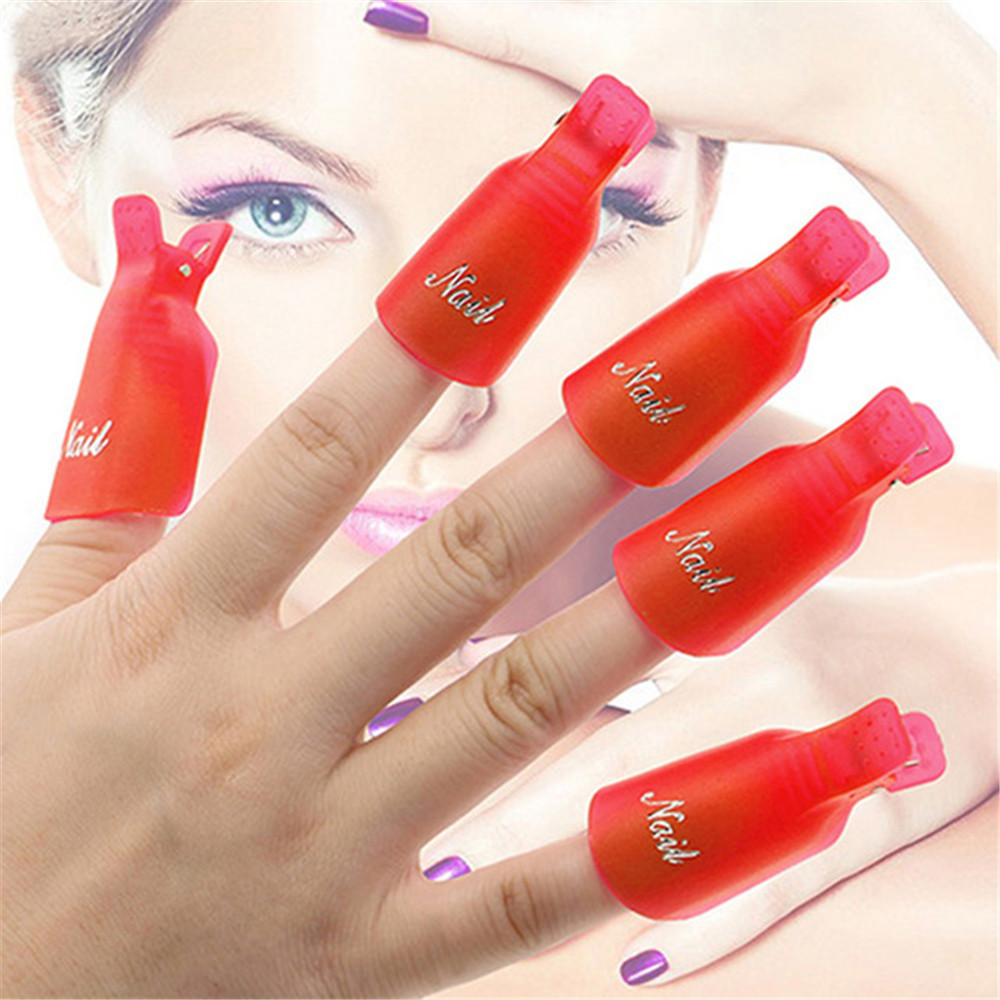 10 Pieces Nail Art Soak Off Ca - Nail Art Remove ulasan dan harga
