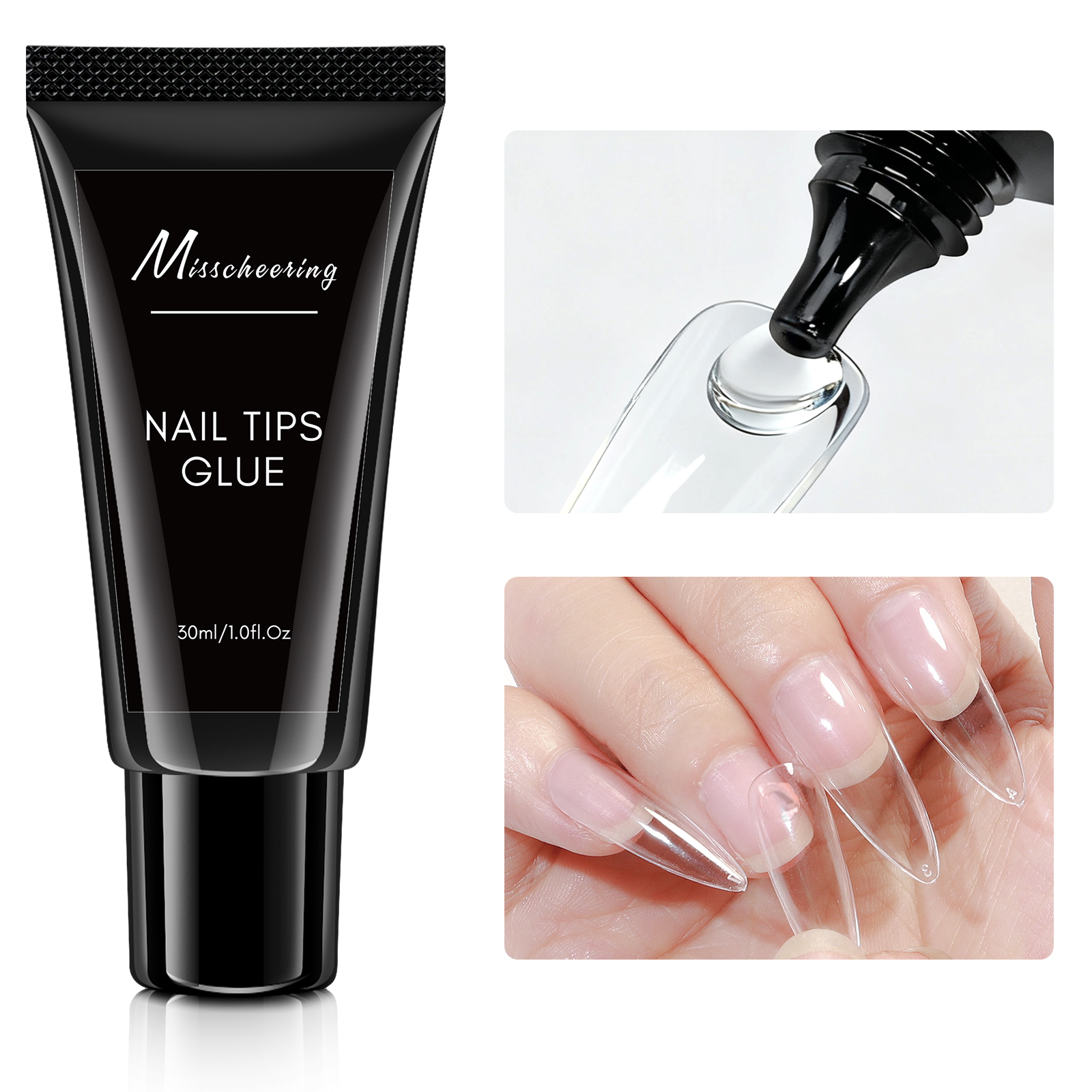 15/30ml Solid Nail Glue for Pr - Nail Art Ombre ulasan dan harga