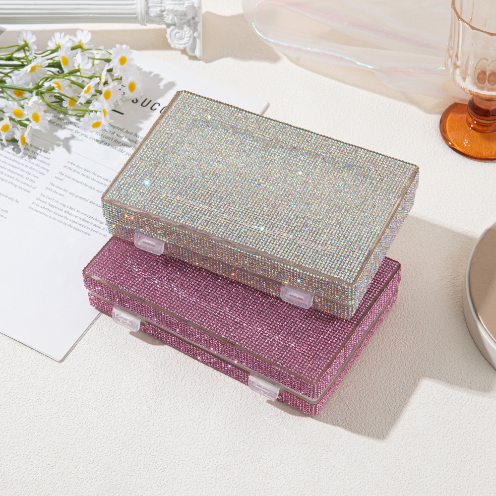 Luxury Shiny Rhinestone Storag - Nail Art Ombre ulasan dan harga