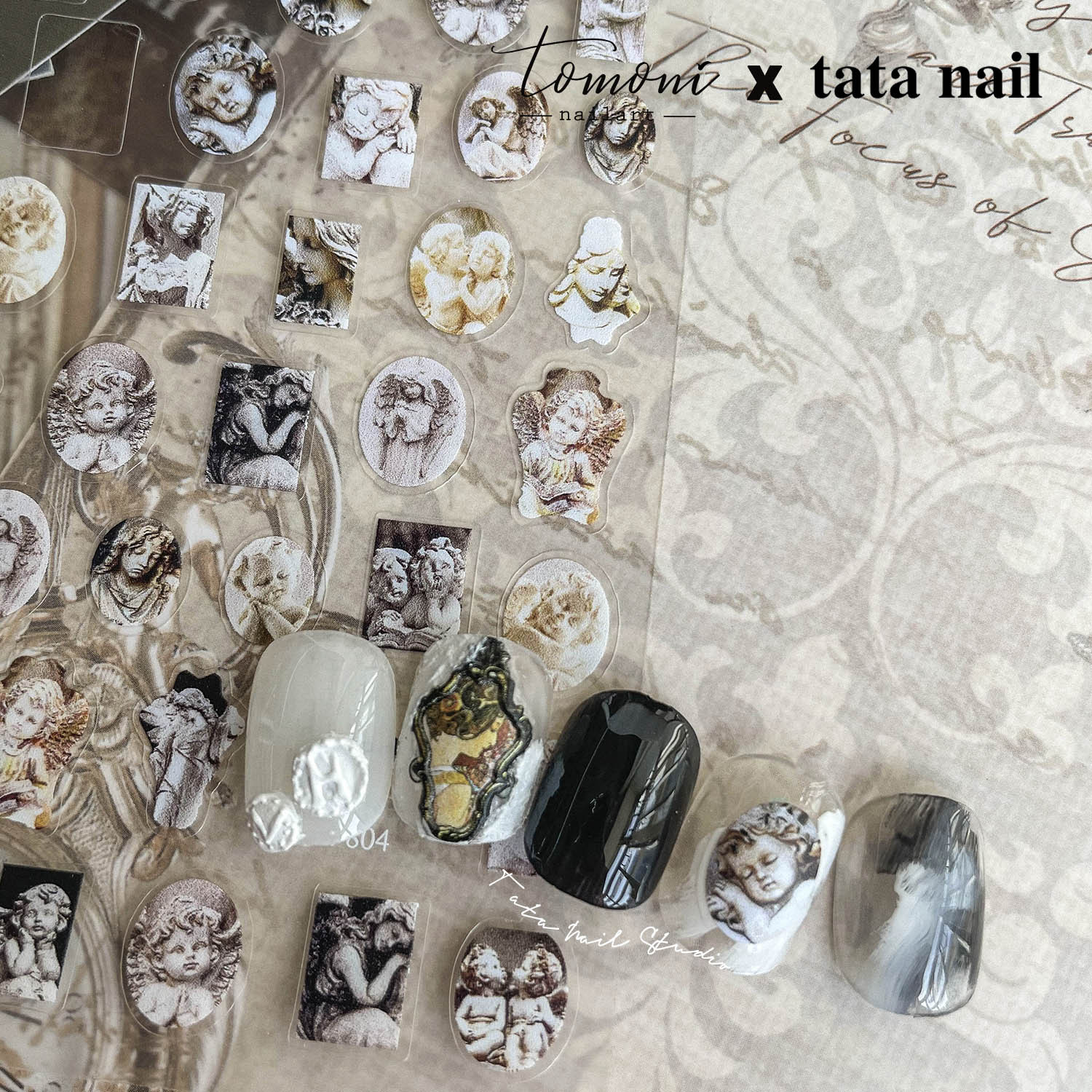 Intage Photo Frame Border Boho - Nail Art Zelda ulasan dan harga