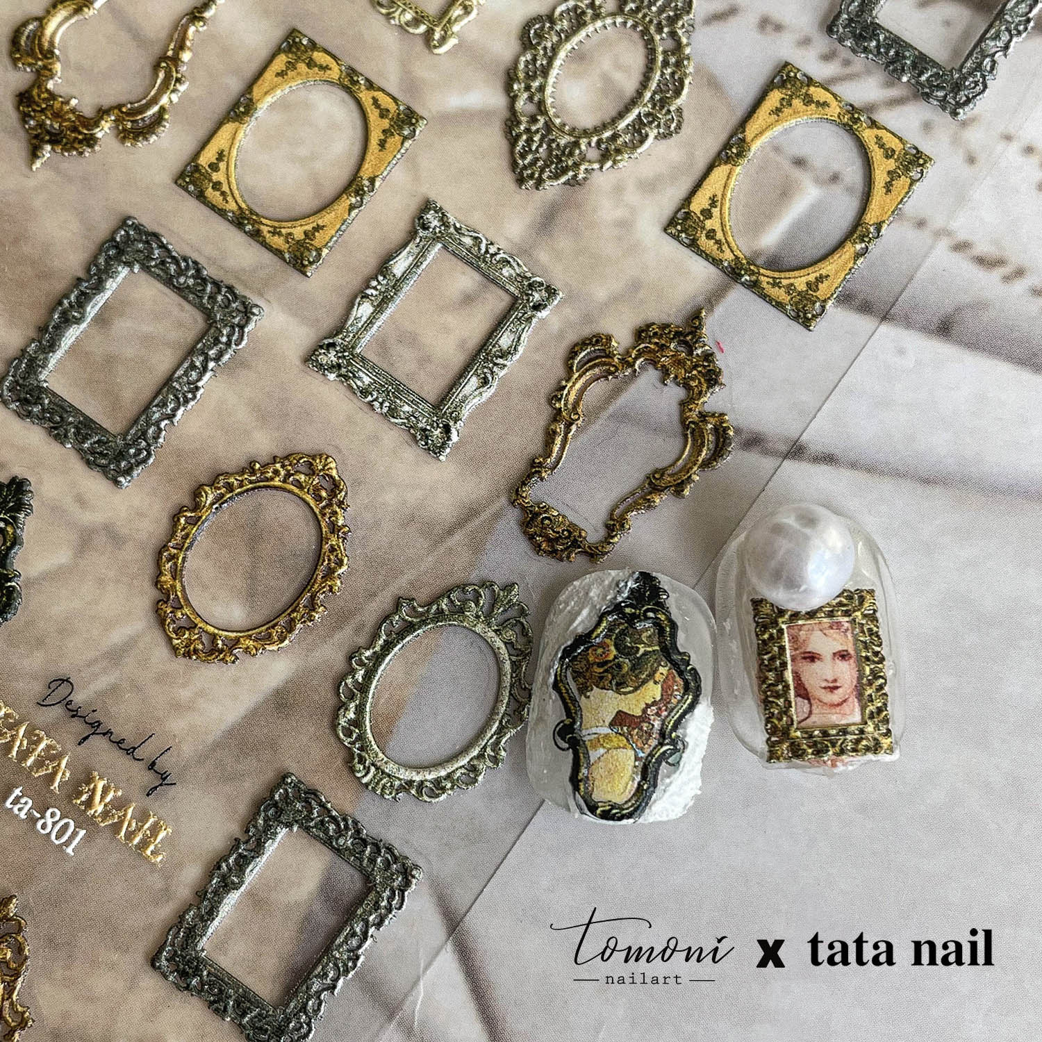Intage Photo Frame Border Boho - Nail Art Zelda ulasan dan harga