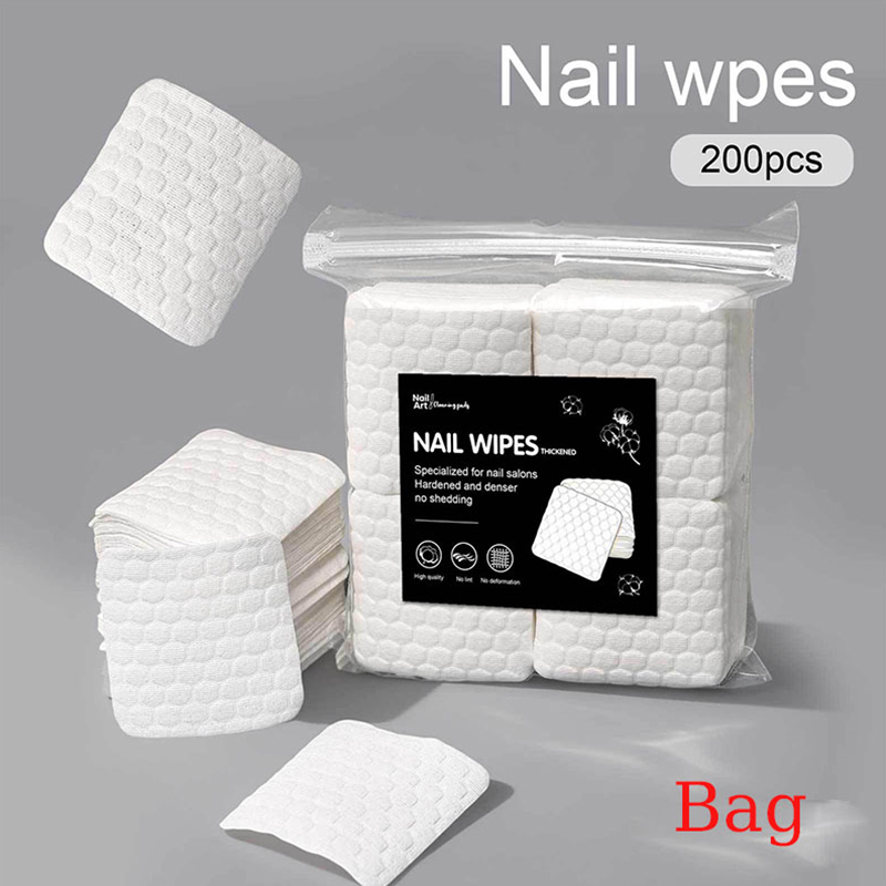 200/500Pcs Lint-Free Nail Poli - Nail Art Remove ulasan dan harga