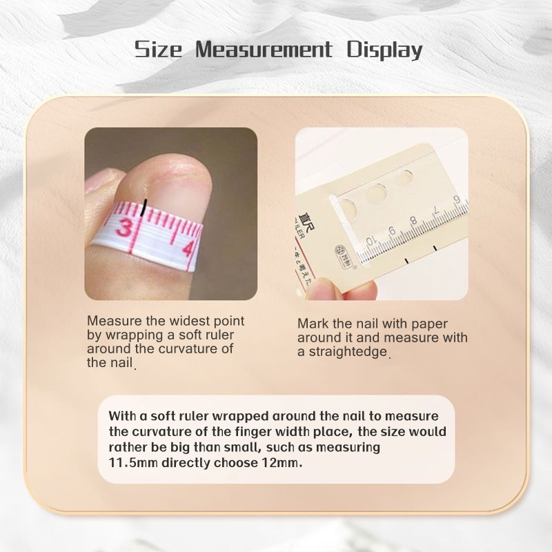 Handmade Short Press On Nails  - Nail Art Xs ulasan dan harga