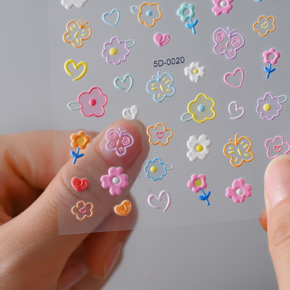 1PC 5D Macaron Flower/Fruit Na - Nail Art Zelda ulasan dan harga