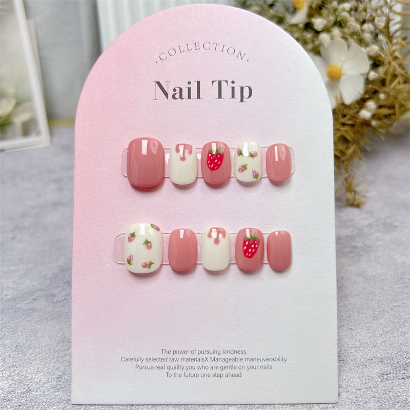10pcs Handmade Press on Nails  - Nail Art Xs ulasan dan harga