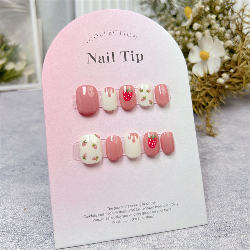 10pcs Handmade Press on Nails  - Nail Art Xs ulasan dan harga