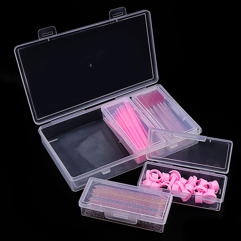 4 Grid Independent Storage Box - Nail Art Ombre ulasan dan harga
