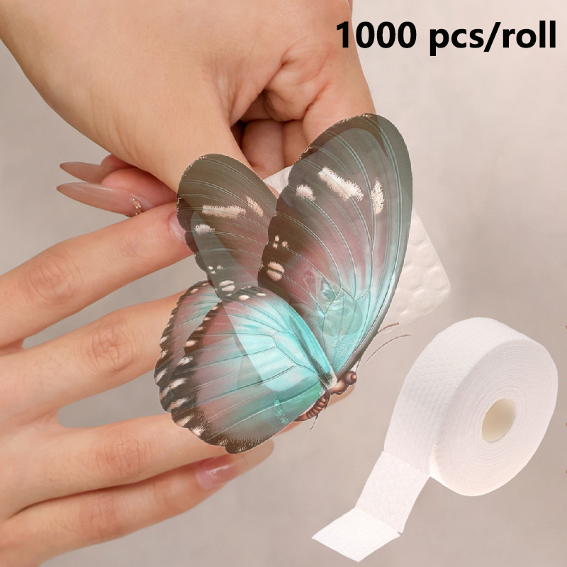 1000Pcs/Roll Thin Nail Remover - Nail Art Remove ulasan dan harga