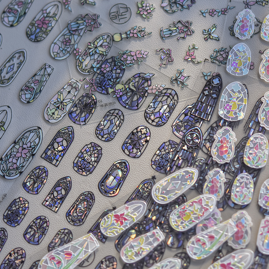 1piece 5D Glass Fragment Nail  - Nail Art Zelda ulasan dan harga