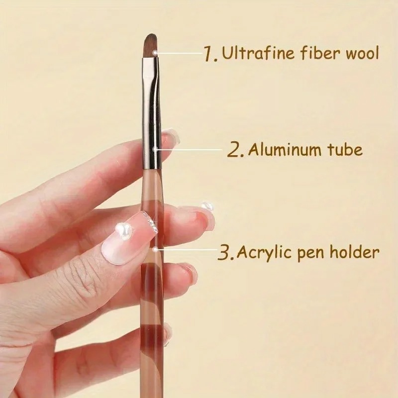 9PCS UV Gel Nail Brush Liner D - Nail Art Ombre ulasan dan harga