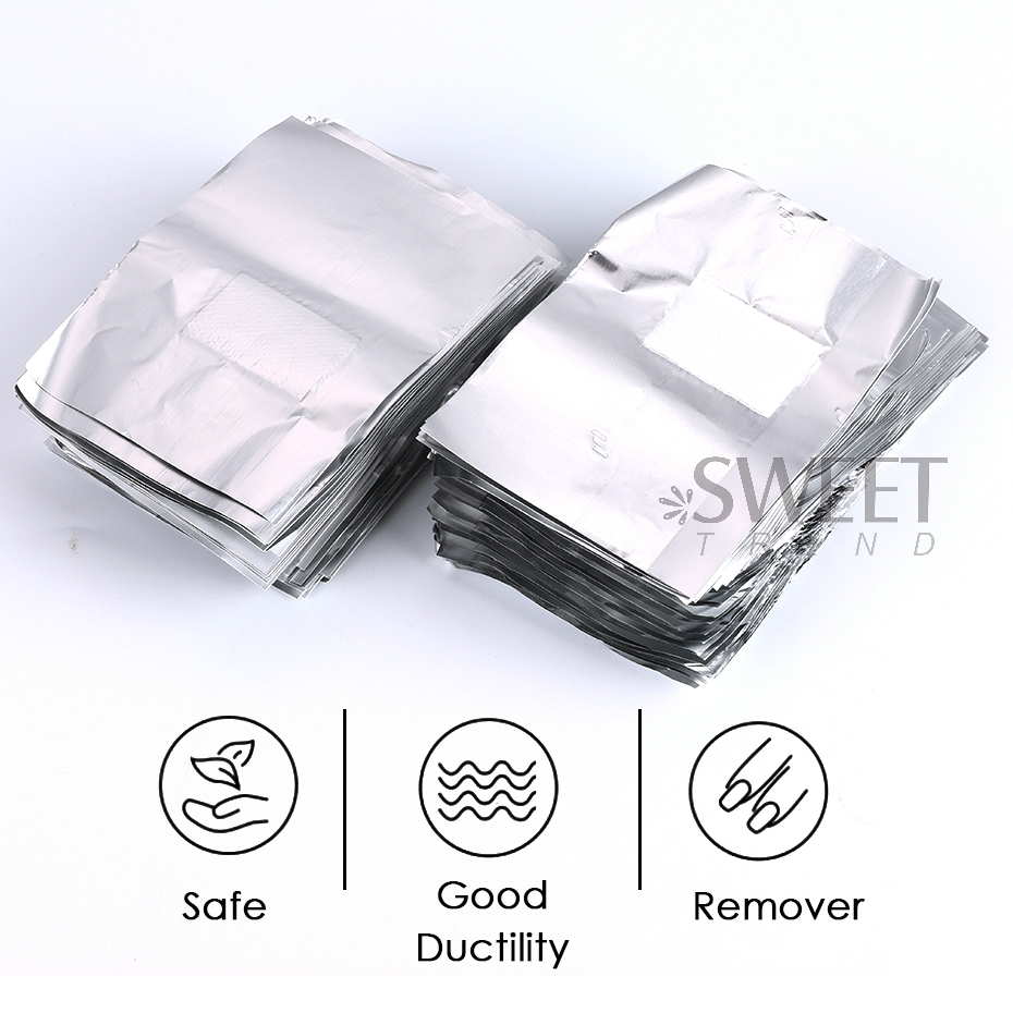 50/100pcs Immersion Remover Al - Nail Art Remove ulasan dan harga
