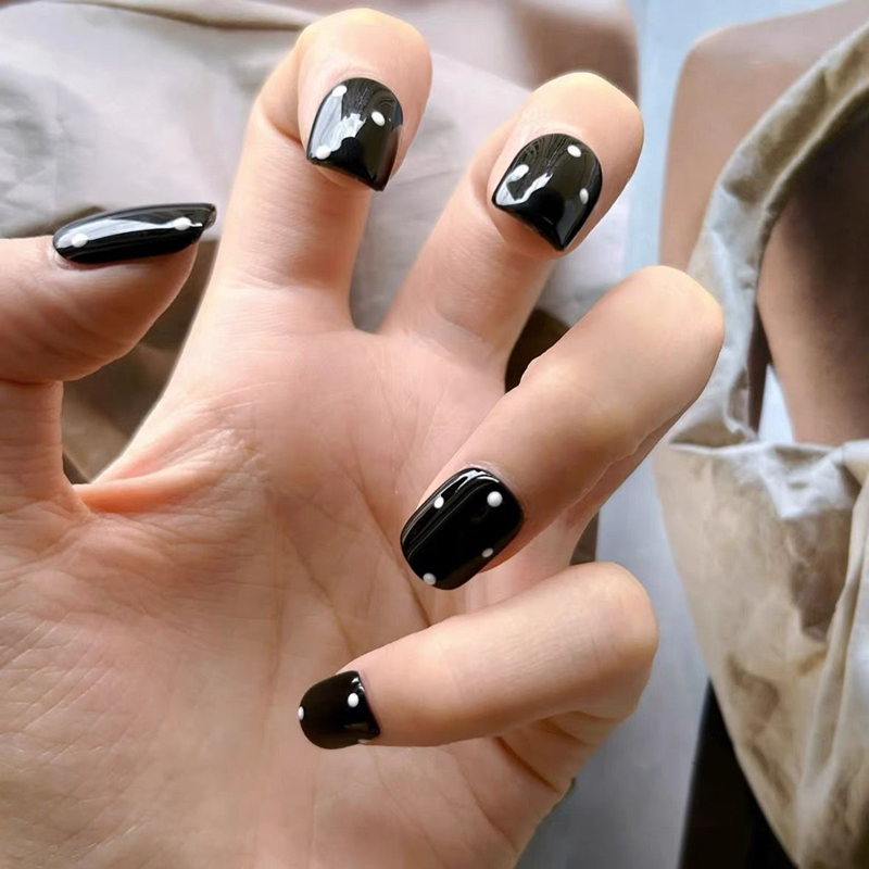 10PCS Handmade Short Press on  - Nail Art Xs ulasan dan harga