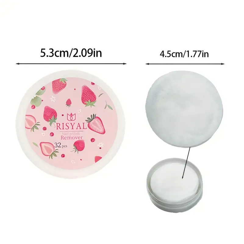 32pcs/Box Strawberry Nail Poli - Nail Art Remove ulasan dan harga