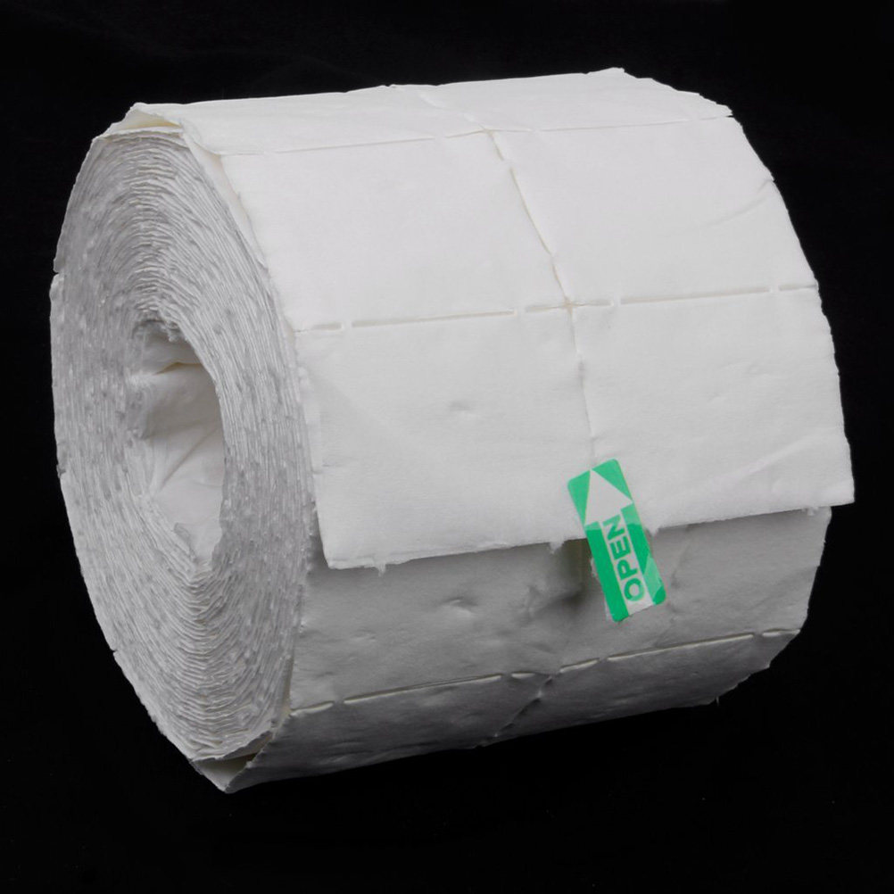 500Pcs White Cotton Fiber Nonw - Nail Art Remove ulasan dan harga